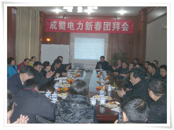 公司2009年春節(jié)團(tuán)拜會在熱烈祥和歡快喜慶的氣氛中隆重舉行