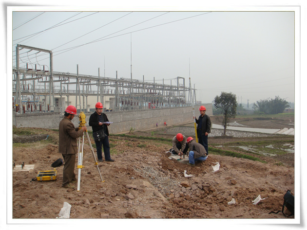 宜賓江安—大觀110kV線路新建工程基礎(chǔ)分部工程中間驗收