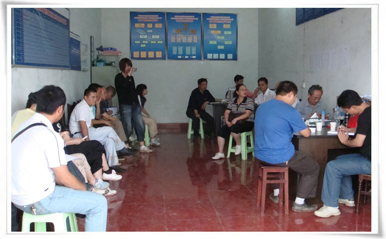 公司組織各部門聯(lián)合對(duì)中核江南輸變電工程進(jìn)行全面檢查
