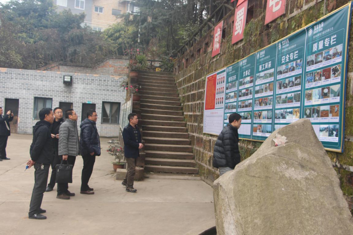 浙江送變電工程公司領(lǐng)導(dǎo)、專家蒞臨我 施工項(xiàng)目部參觀考察