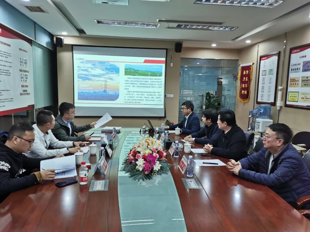 【動態(tài)】南昌蘇寧置業(yè)有限公司考察團一行蒞臨成蜀電力集團有限公司交流考察
