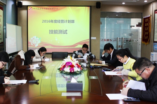 公司組織2016年度經(jīng)營(yíng)計(jì)劃部門能力測(cè)試