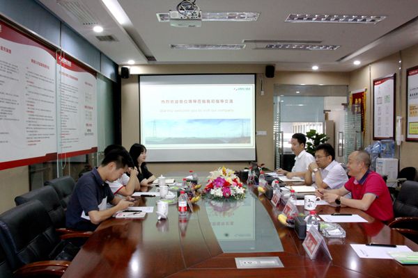 郵政儲蓄銀行高新支行領(lǐng)導(dǎo)一行來我司考察交流