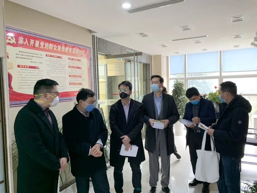 府南街道人大工委主任劉慶一行赴集團(tuán)調(diào)研防疫相關(guān)工作及復(fù)工復(fù)產(chǎn)