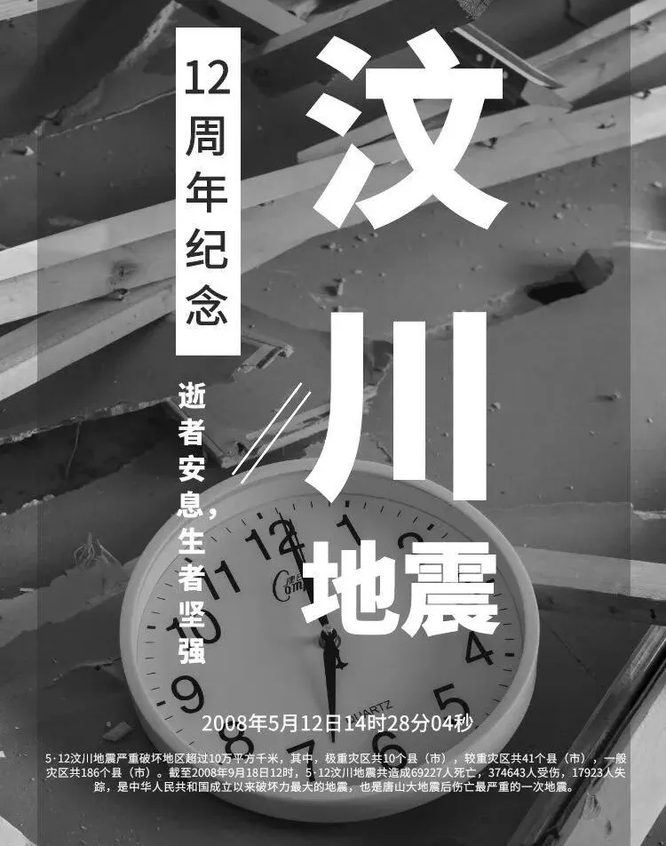 銘記512大地震 | 防災(zāi)減災(zāi)，從我做起！