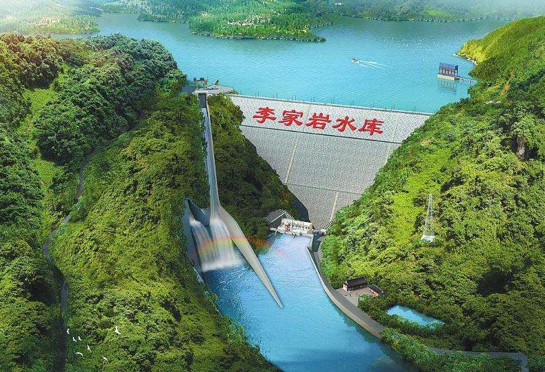 李家?guī)r水庫城鄉(xiāng)供水進(jìn)水閘開工大吉