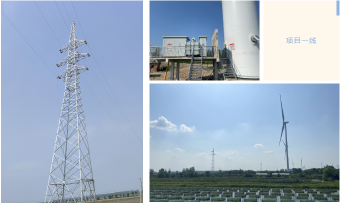 武漢日新天門工業(yè)園風(fēng)電場項目35kV集電線路成功并網(wǎng)送電
