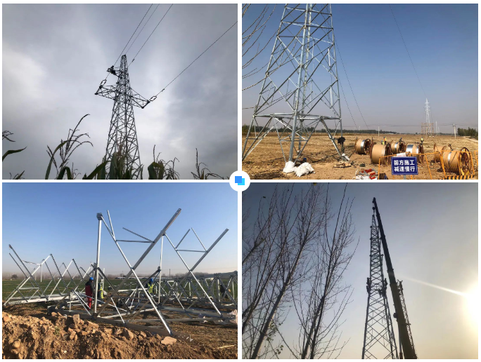 國瑞潔源平原風電場項目35kV集電線路工程全線貫通