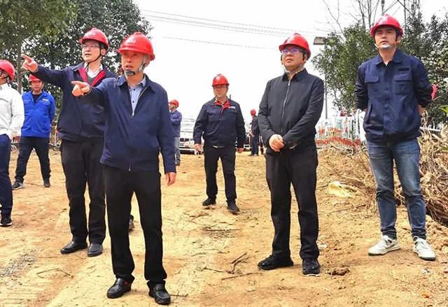 國(guó)網(wǎng)四川省電力公司超高壓分公司檢查組前往500千伏山桃一二線電力線路遷改還建工程檢查指導(dǎo)