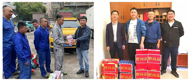 公司領(lǐng)導赴項目檢查指導工作并慰問一線員工