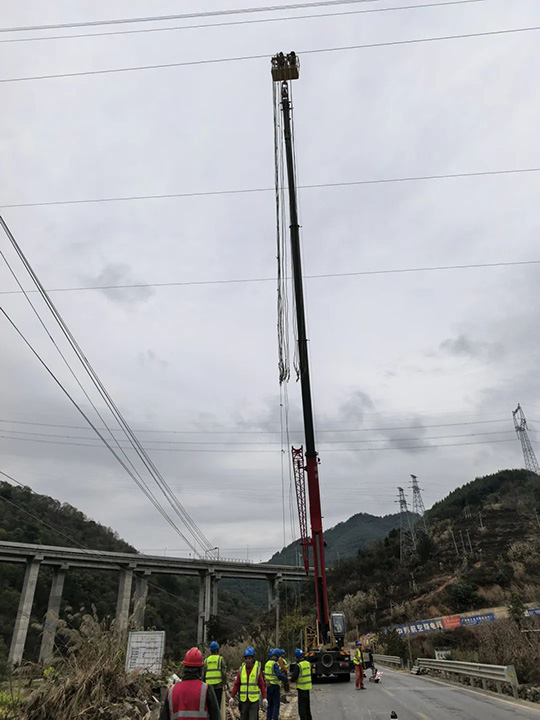 隆林委樂至革步公路一期工程500kV天平Ⅱ線遷改工程順利完成