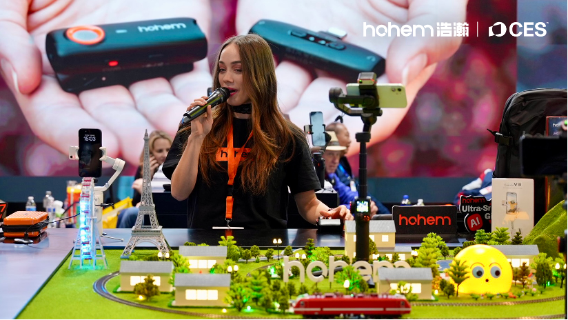CES2025首日現(xiàn)場：hohem浩瀚全系列AI穩(wěn)定器驚艷亮相，海外人氣火爆