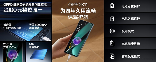 OPPO K11 系列發(fā)布，具備旗艦級影像能力，首銷限時優(yōu)惠 1799 元起