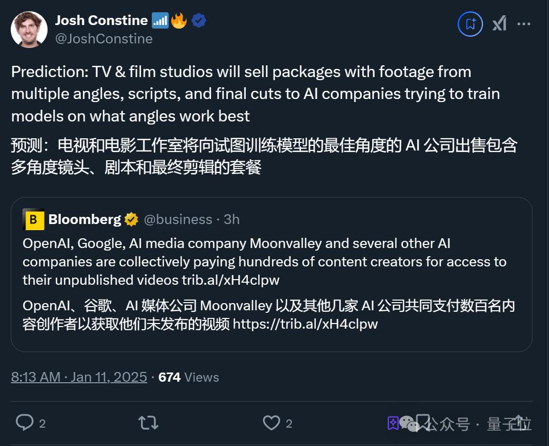 OpenAI谷歌回收“廢舊”視頻，UP主外快渠道+1，單筆可賺數(shù)千美元