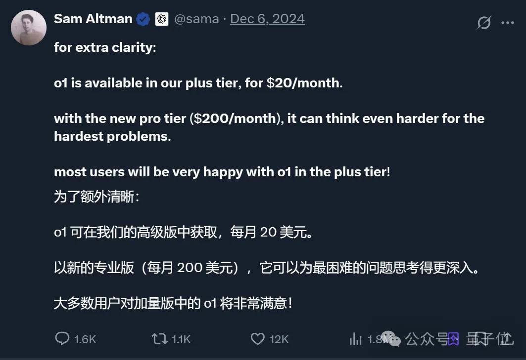 OpenAI史上最貴模型來(lái)了！比DeepSeek貴270倍，100萬(wàn)輸出token 600美元
