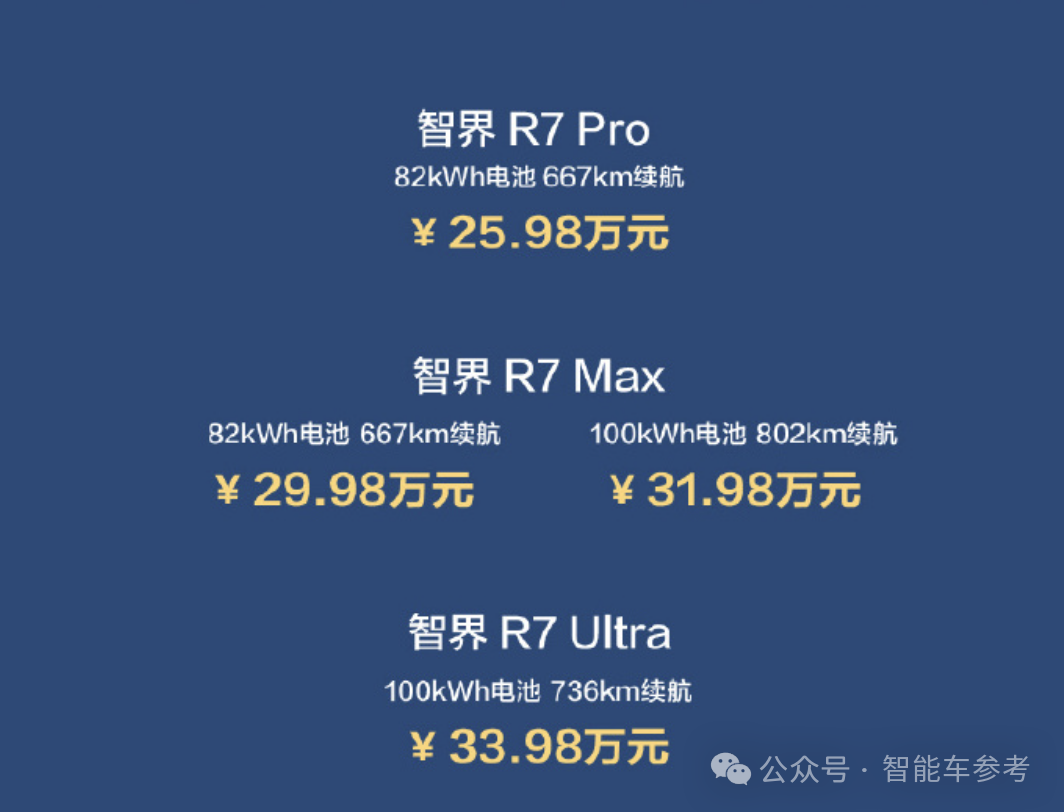 26萬！余承東頂著壓力開賣智界R7，虧本3萬仍比Model Y貴1萬