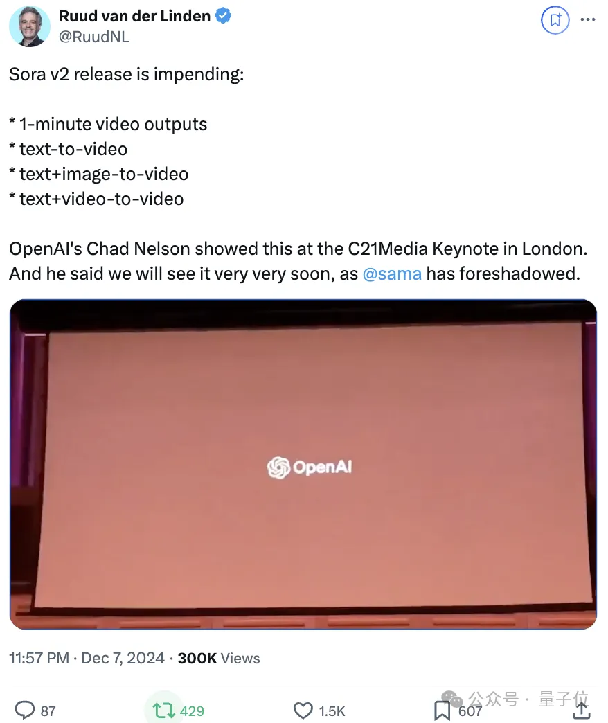 Sora二代實機演示曝光！解鎖圖生視頻，奧特曼暗示：期待周一