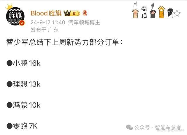 中國(guó)車的金九銀十：比亞迪狂賣42萬輛，理想銷量超BBA，鴻蒙智行單日5200大定