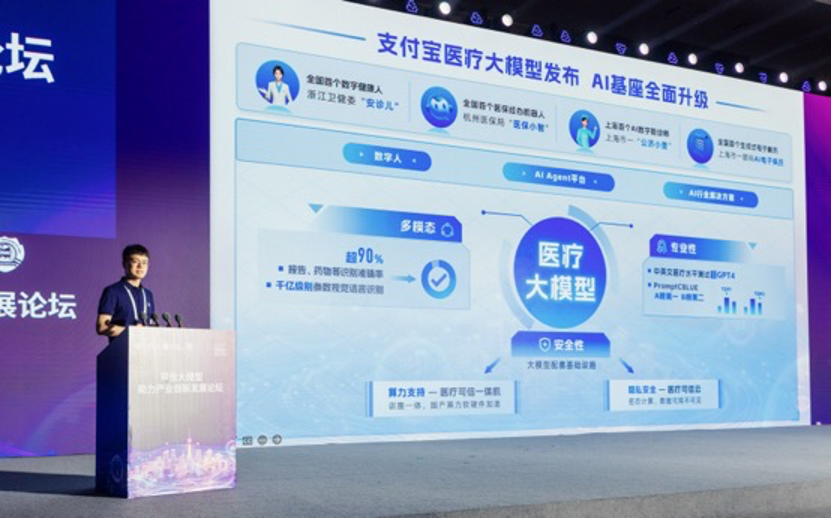 支付寶發(fā)布多模態(tài)醫(yī)療大模型，聯(lián)合20家機構(gòu)發(fā)起醫(yī)療AI共建計劃